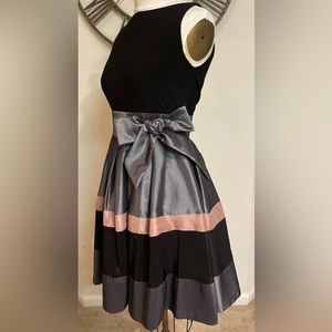 Black Formal A-Line Dress Sz 10